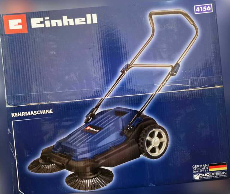 Einhell Kehrmaschine Straßenkehrer  BT-KM 65 20L 65 cm faltbar platzsparend