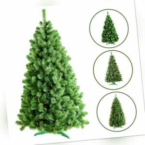Künstlicher Weihnachtsbaum realistischer Tannenbaum mit Ständer Größe 80-290cm