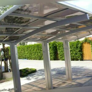 BERNSTEIN Carport Aluminium pulverbeschichtet 5400 x 2700 x 2700 mm freistehend
