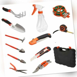 Gartenwerkzeug 12-teilig Set + Koffer Garten Werkzeug für Gartenarbeit DHL DE