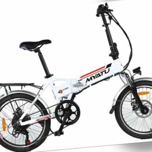 20 Zoll E Faltbike Elektrofahrrad klapprad 250W  Damen Herren 7Gang LCD  Myatu