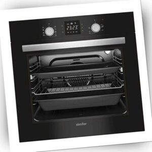 B Ware Backofen Einbau Pizza Ofen Digitaler Timer Grilllofen Umluft Heissluft
