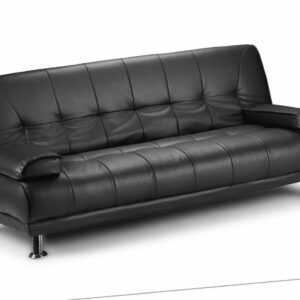 NEU VENICE Schlafsofa Kunstleder schwarz Schlafcouch Bettsofa Sofa Funktion