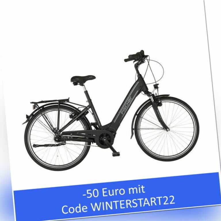 E-Bike Elektrofahrrad FISCHER Citybike CITA 4.1i Damenrad 28 Zoll RH 44cm 504 Wh