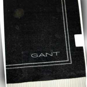 GANT Decke, Lammwollmischung, mit Gant Logo, Blau, 130 x 180