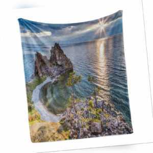 Reise Weich Flanell Fleece Decke Schamane Rock Russland