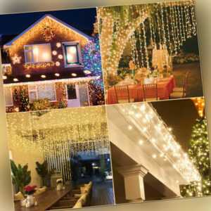 LED Lichterkette 40-1000 LEDs Weihnachtslichterkette Eisregen IP44 Innen & Außen