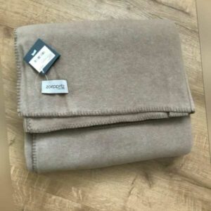 Zoeppritz Soft-Fleece Kuschel Decke 160x200 col.84 hellbraun /