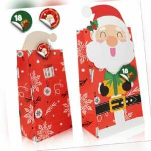 Adventskalender / Weihnachtstüten für Kinder zum befüllen