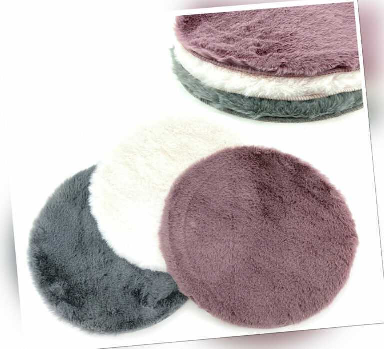 heimtexland ® 2er Set Fell Sitzkissen Sitzauflage Bank Kissen Stuhlkissen Typ838
