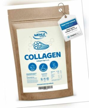 Collagen Protein Pulver Peptide 100% reines Kollagen hydrolysat hochdosiert 1KG