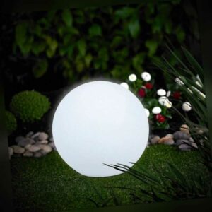 LED Solar Kugel Lampe 30cm Leuchte Farbwechsel RGB LK13-6