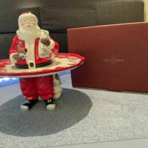 Villeroy & Boch: Santas Pause (Weihnachtsmann) Keksteller (Porzellan-Deko)