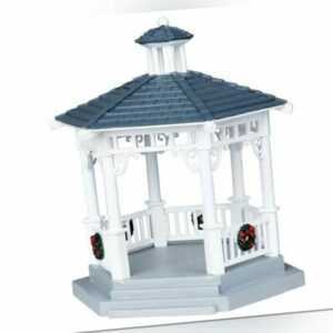 Lemax 04160, Gazebo With Deco, Weihnachtsdorf, Pavillon, Modellbau, Gartenbau