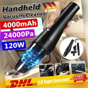 Auto Staubsauger Kabellos Mini Home Handstaubsauger Starker Sog Akku 24000 Pa DE