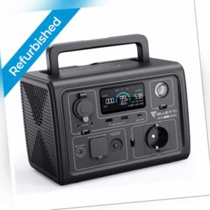 BLUETTI EB3A 600W Powerstation 268Wh Solargenerator LiFePO4 Batterie Off-grid