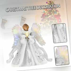 Weihnachtsbaum Topper Engel Ornament Baumkrone Anhänger Urlaub Party Dekoration