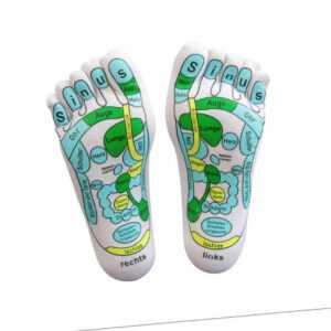 MAXIMEX Fußreflex Zonen Massage Socken Größe L Fuß Sohlen Wohl Befinden Punkte