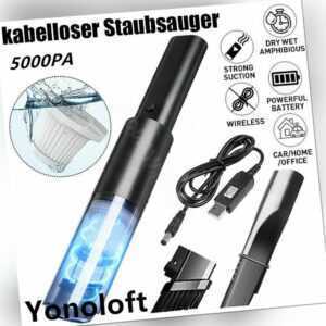 Yonoloft Auto Staubsauger Kabellos Mini Home Handstaubsauger Starker Sog Akku