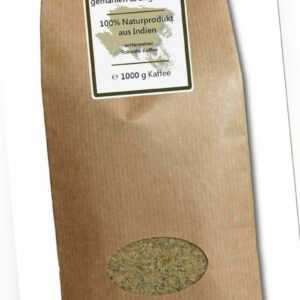 Grüner Kaffee gemahlen - Indien Robusta 1kg - Green Coffee