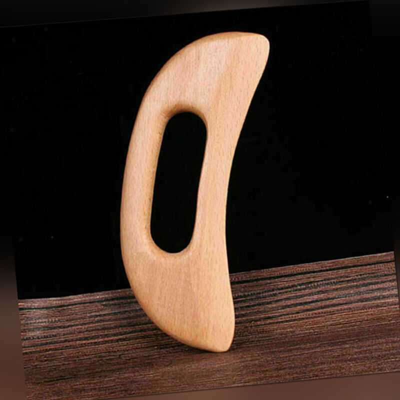 Holz gua sha   Anti Cellulite Massage Werkzeug Holz Lymphdrainage Paddle