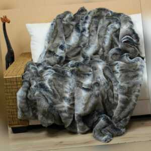 ESKIMO, Webpelzdecke, Kuscheldecke, Decke, Pelzdecke, Plüschdecke,