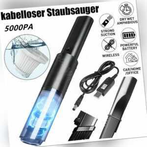 5000PA Auto Staubsauger Kabellos Mini Home Handstaubsauger Starker Sog Akku NEU