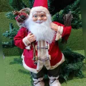 Nikolaus Dominik 60 cm Weihnachtsmann Dekofigur Nikolausfigur Weihnachtsdeko