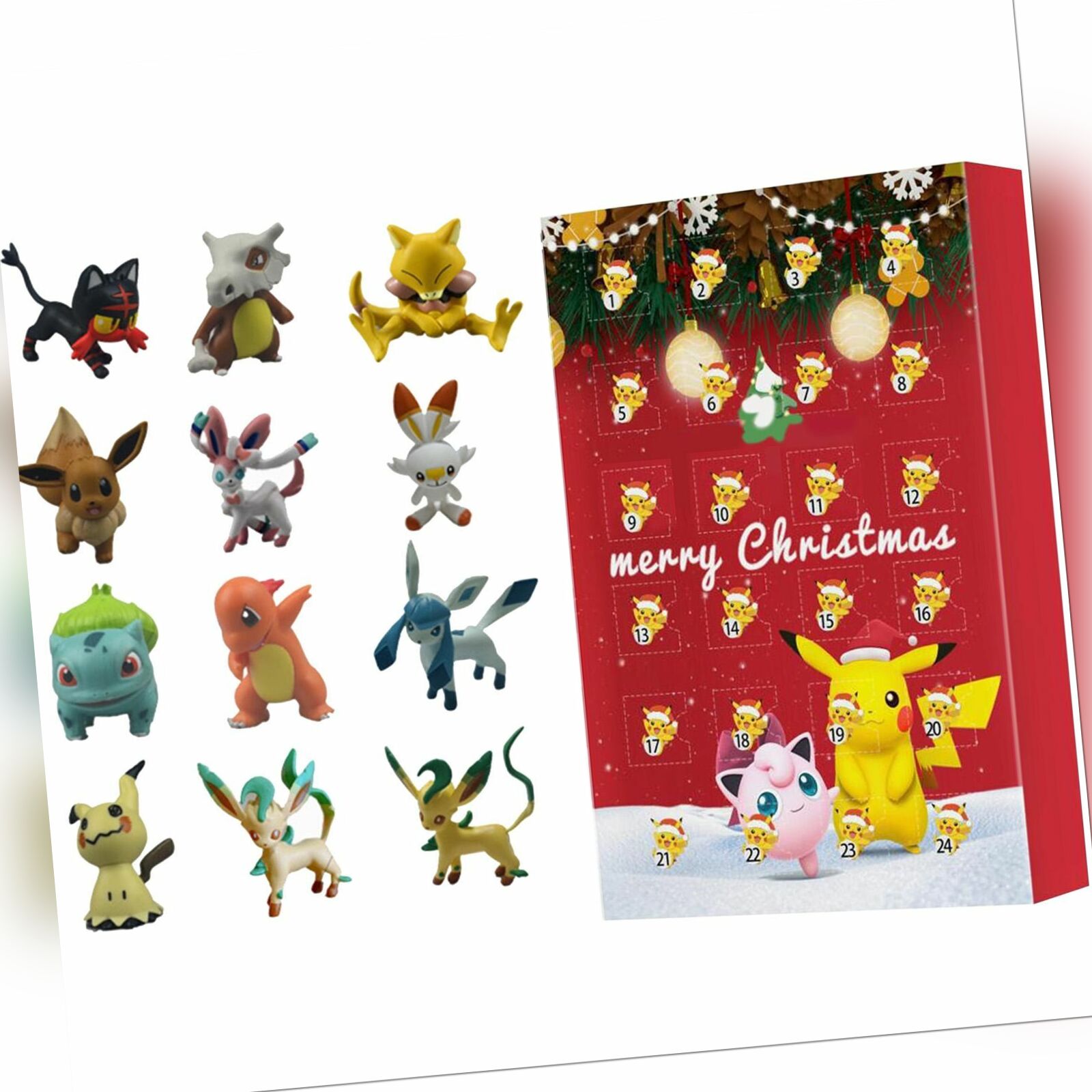 Neuer Pocket Monsters Weihnachts-Adventskalender 24 Tage / 24 Pokemons