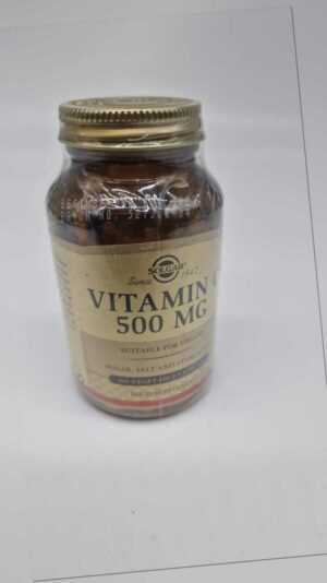 SOLGAR Vitamin C 500 mg Vegan 100 Kapseln Nahrungsergänzungsmittel pflanzlich