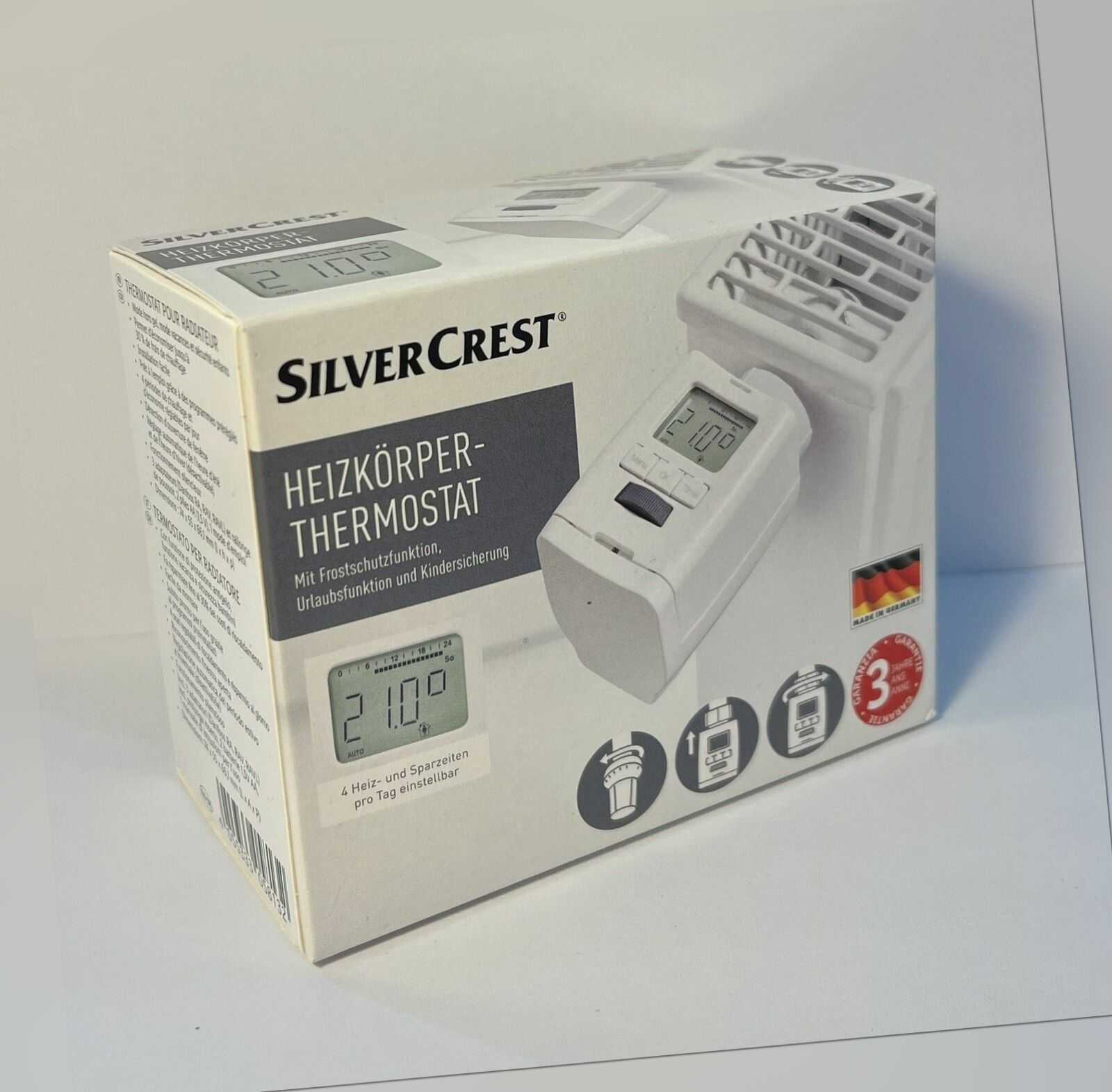 SilverCrest Programmierbares Heizkörperthermostat Heizungssteuerung Thermostat