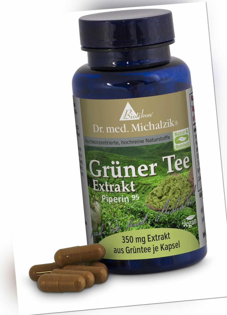 Grüner Tee-Extrakt nach Dr. med. Michalzik- 700mg Grüntee Extrakt -von BIOTIKON®