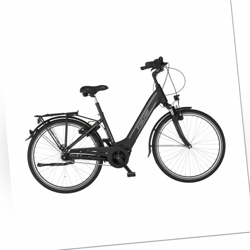 E-Bike 28 Zoll FISCHER Citybike CITA 4.1i Elektrofahrrad RH 41 cm 504 Wh schwarz