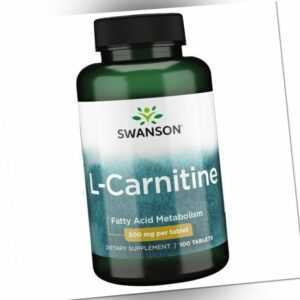 Swanson, L-Carnitine, 500 mg 100 Tabletten