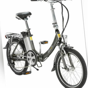 20 Zoll E-Faltrad E-Klapprad E-Bike 6 Gang Kettenschaltung 36V 250W 25KM/h