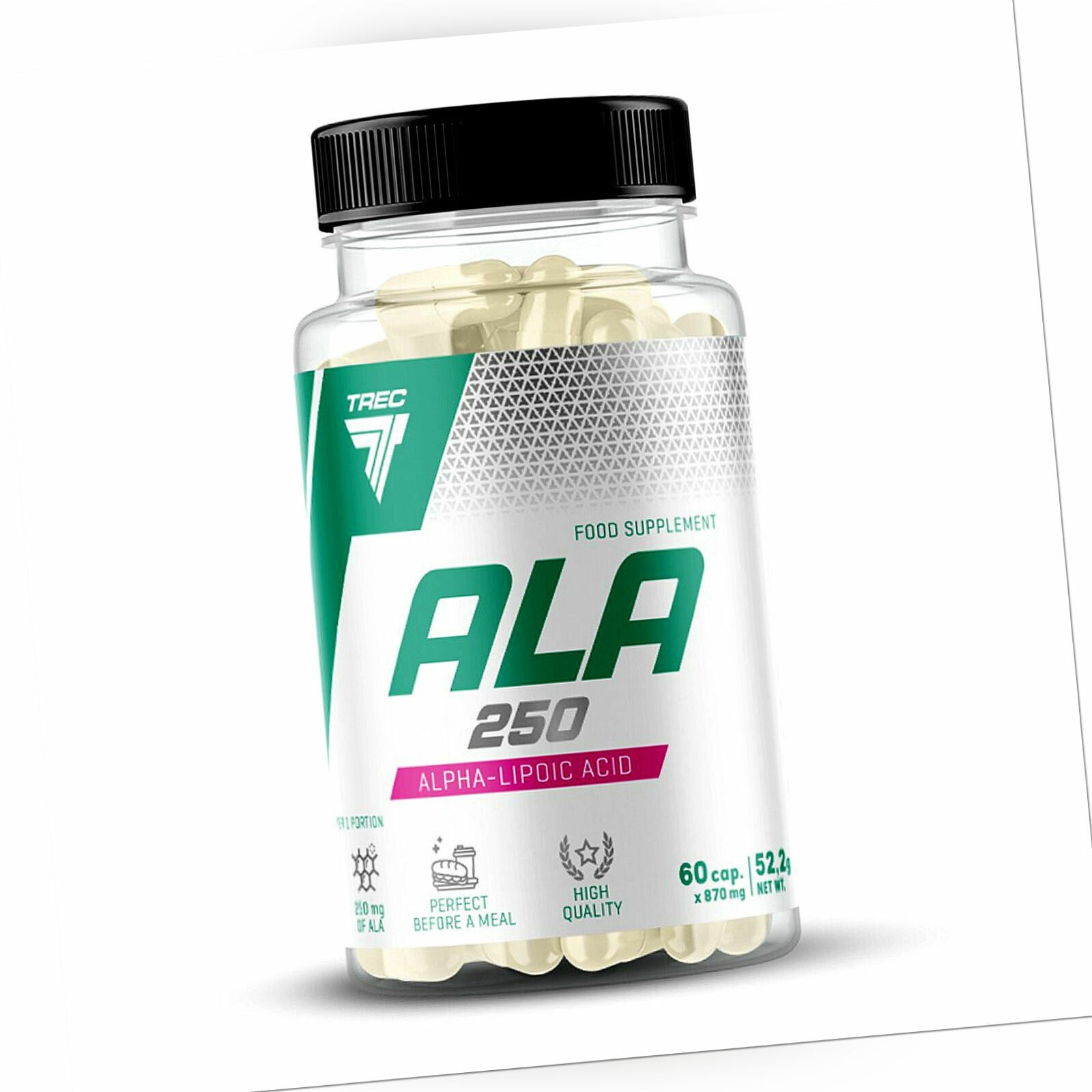 Trec Nutrition ALA 250 Alpha-Liponsäure Antioxidantien - senkt den Blutzucker