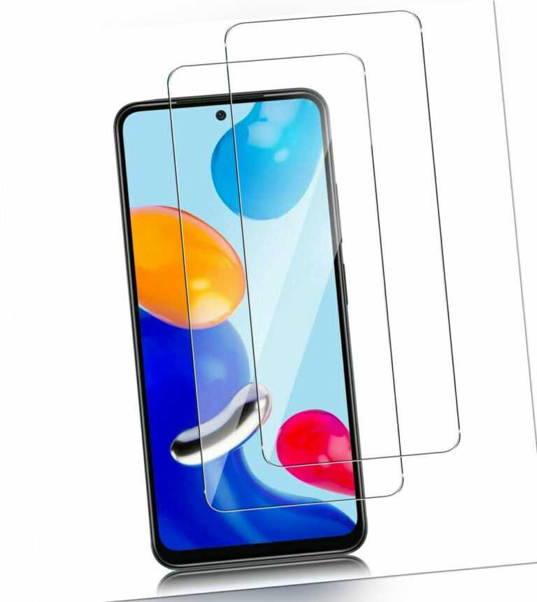 2X Schutzglas Glasfolie für Xiaomi Redmi Note 11 / 11S Display Panzerfolie Full
