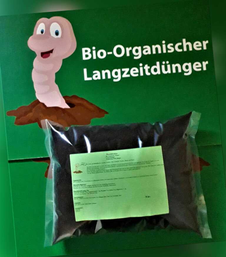 2x5 ltr. bio organischer Langzeitdünger, Wurmhumus gesiebt