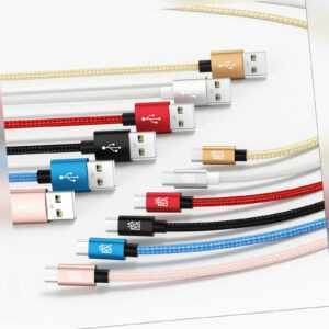 Micro USB Kabel Ladekabel Daten für Tablet Samsung Huawei PS4 XBOX LG 1m - 3m