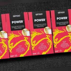 Qinao POWER Nahrungsergänzungsmittel Matcha Grüntee 4x 7 Stück NEU OVP MHD 12/23