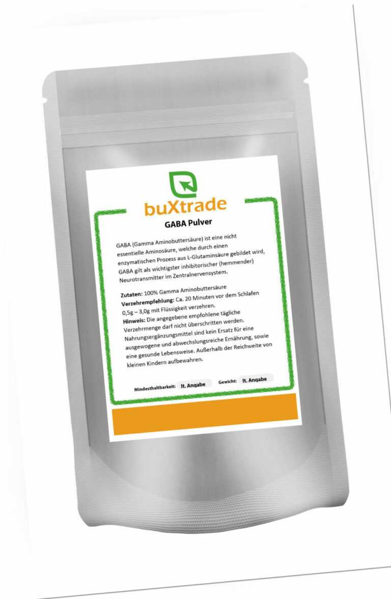 250g | GABA Pulver | Gamma Aminobuttersäure | rein