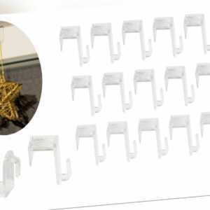 Fensterhaken zum Einhängen für Deko Haken Fensterdekoration transparent Tür Set