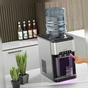 3 in 1 Eiswürfelmaschine Wasserspender Ice Maker 3 Temperatureinstellungen