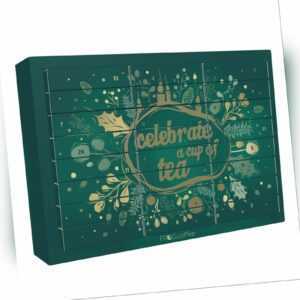 Tee Adventskalender von FROG.coffee, 48 Teebeutel in 24 verschiedenen Sorten