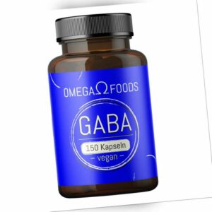 GABA Kapseln - 150 Hochdosierte Gaba Kapseln mit 600mg - Vegan