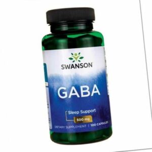 GABA 500 mg 100 Kapseln | Schlafunterstützung hilft beim Einschlafen Schlaf