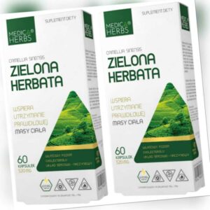 Grüntee Extrakt 520mg Grüner Tee Gewichtskontrolle Bio Hochdosiert 120 Kapseln