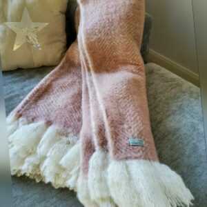Wolldecke / warme Wohndecke Cozy / warme Wendedecke / Mohair