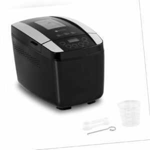 Brotbackautomat 2,5 L Backautomat 12 Programme 800 W Timer LCD Warmhaltefunktion