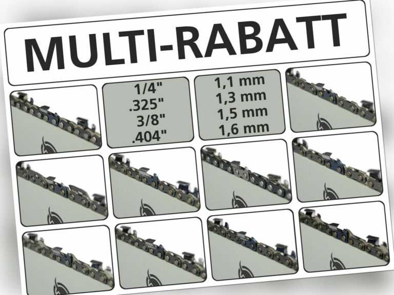 Sägekette für Kettensäge und Akku-Motorsäge